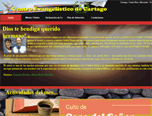 Tablet Screenshot of centroevangelisticocr.com